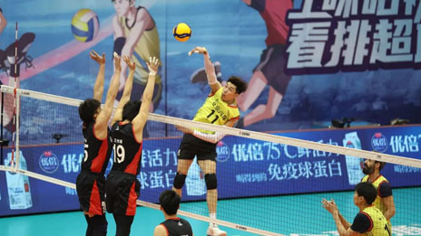 十戰(zhàn)全勝！我們是冠軍！ 北汽男排勇奪2020-2021賽季中國(guó)男排超級(jí)聯(lián)賽冠軍