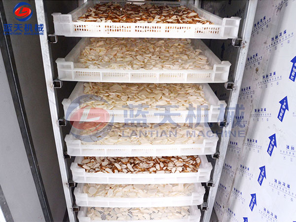 江蘇淮山烘干設備烘干現場